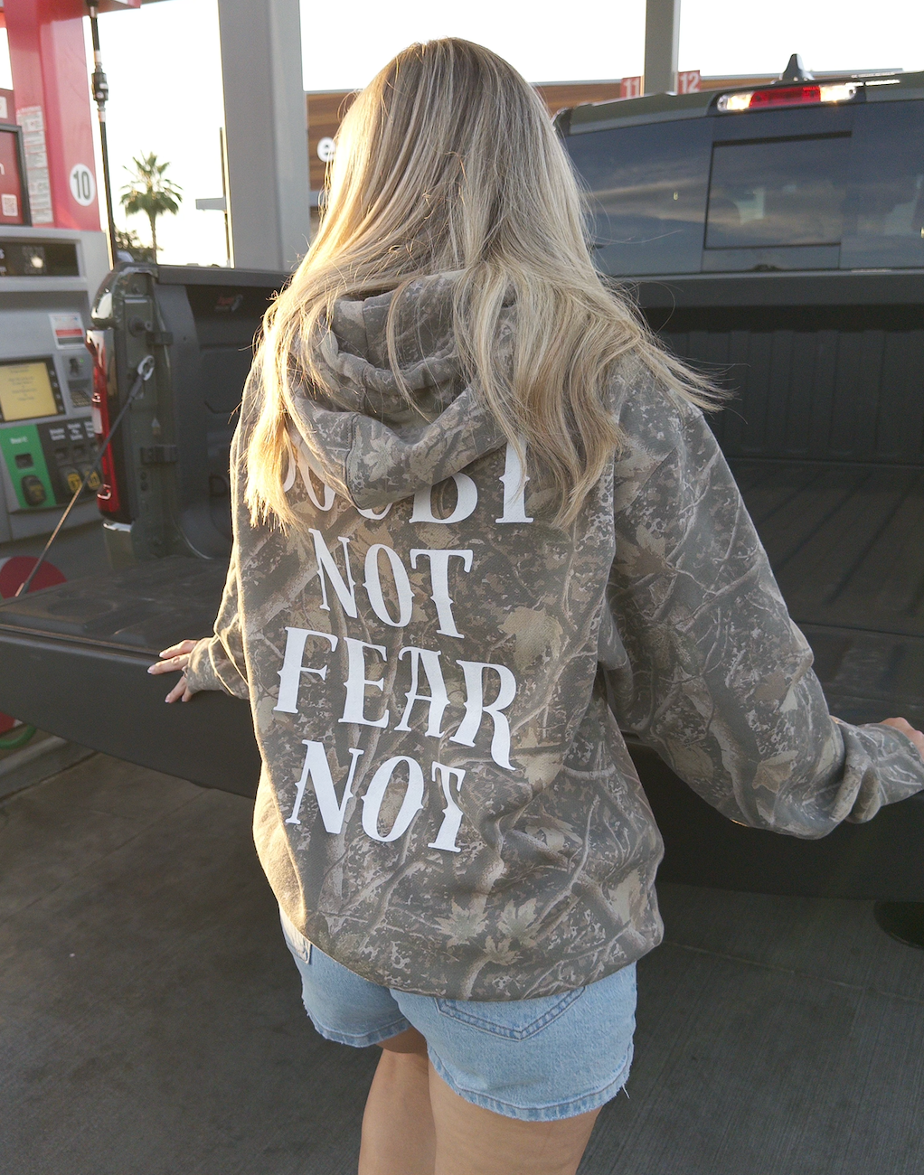 Doubt Not Fear Not Hoodie in Camo