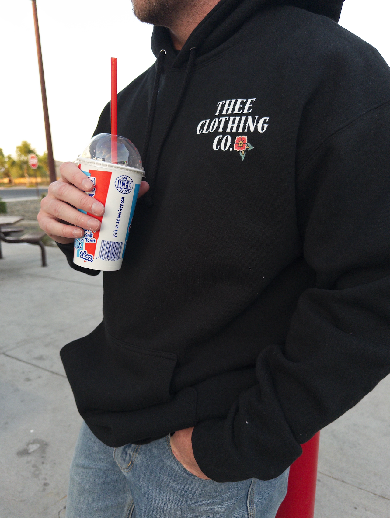 Doubt Not Fear Not Hoodie in Black